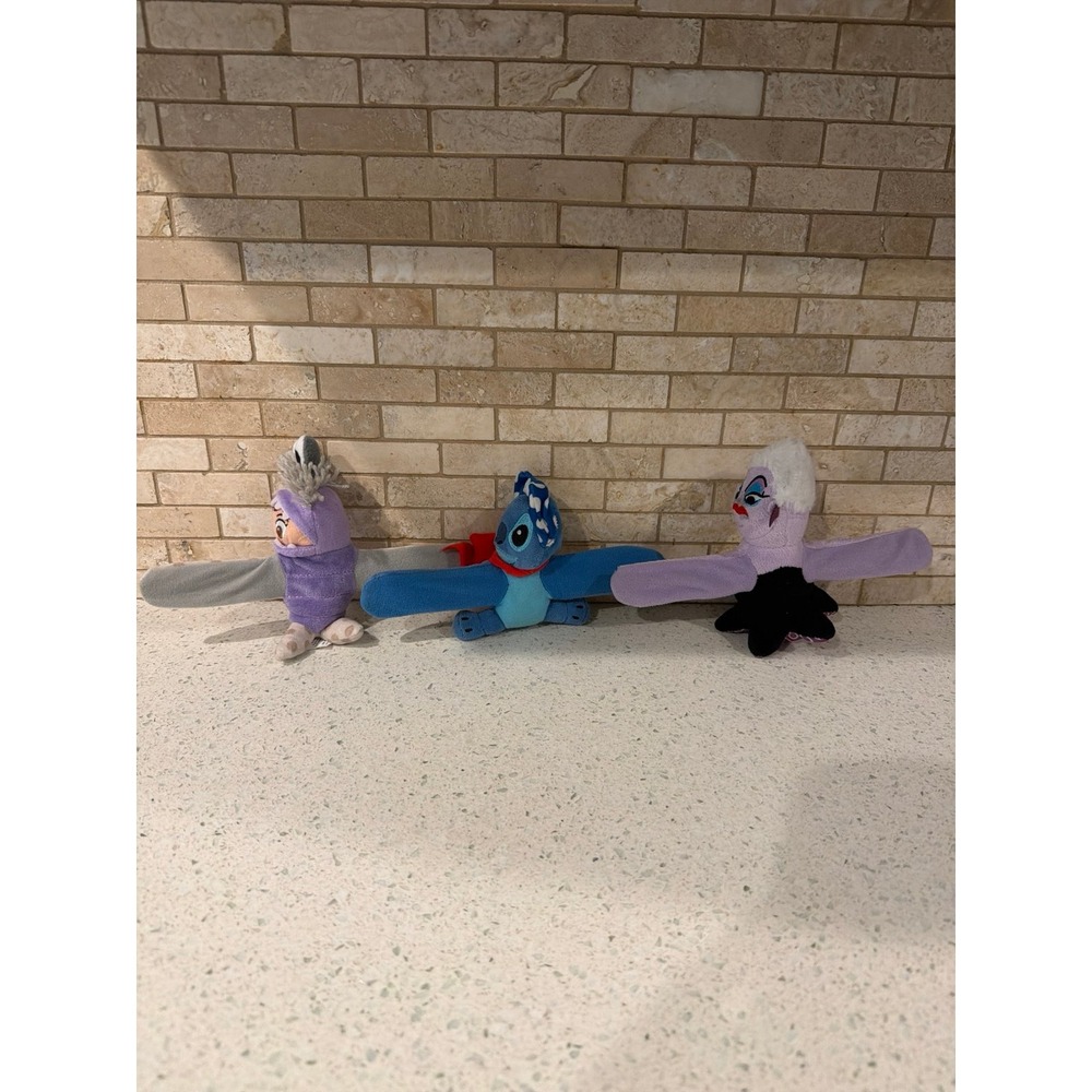 Disney Store Plush Cuff Bundle Authentic